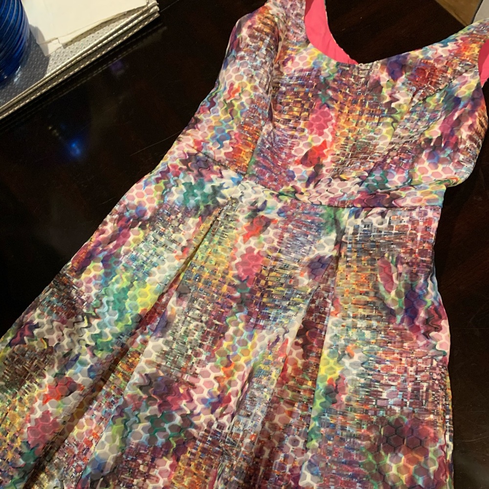 New York & Company Multi-Colored Dress